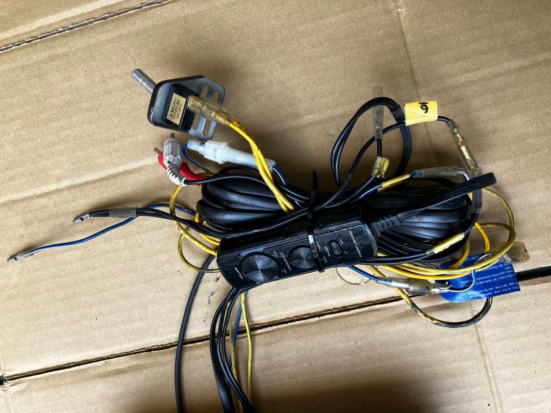 KENWOOD サブウーファー ブラック 配線付き