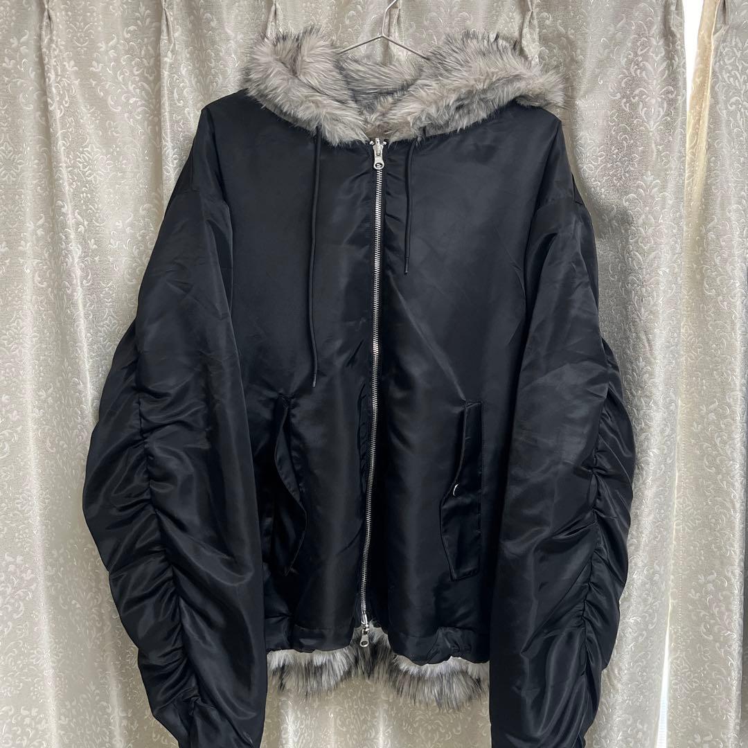 who'swhogallery 2WAYリバーシブルファーブルゾン