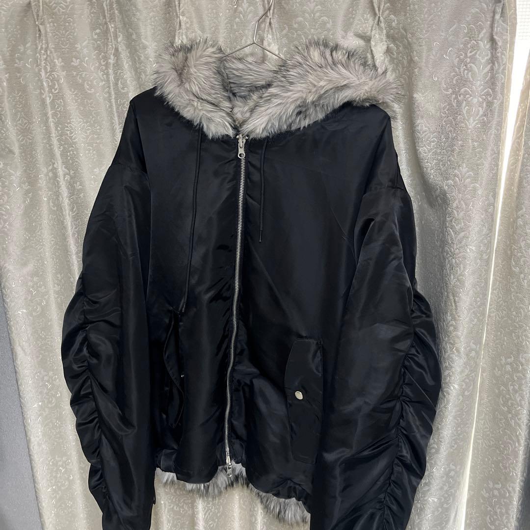 who'swhogallery 2WAYリバーシブルファーブルゾン