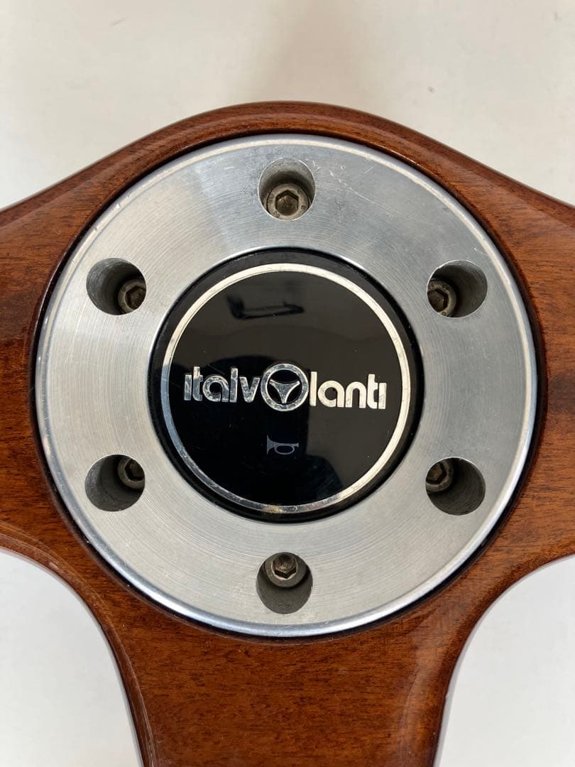 イタルボランテ italvolanti ウッド ステアリング 350mm