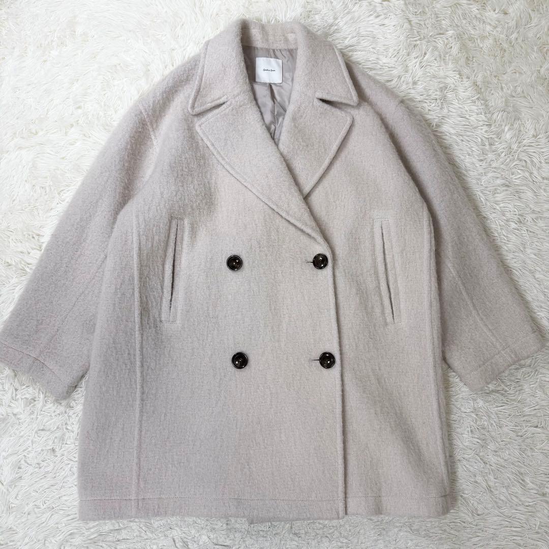 SpickandSpan ミドルシャギーコート 2023AW モヘア　ゆったり