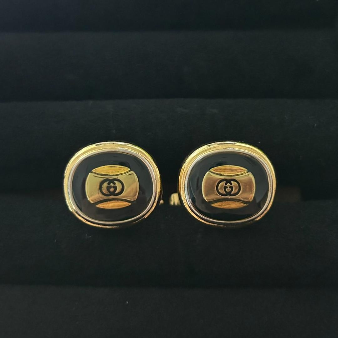 【美品】GUCCI グッチ カフス GGロゴ ヴィンテージ　0516