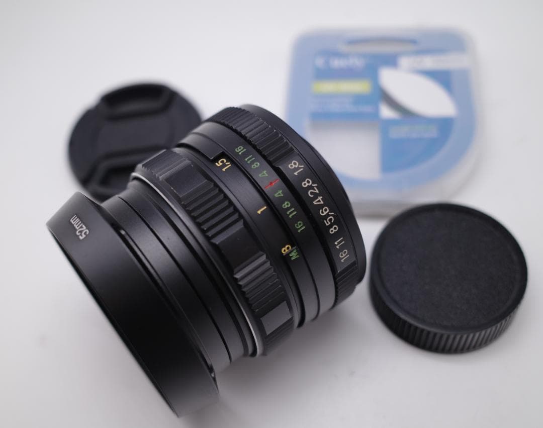 39　新品同様　希少ヘリオス　77M-4　ぐるぐるボケレンズ　　M42