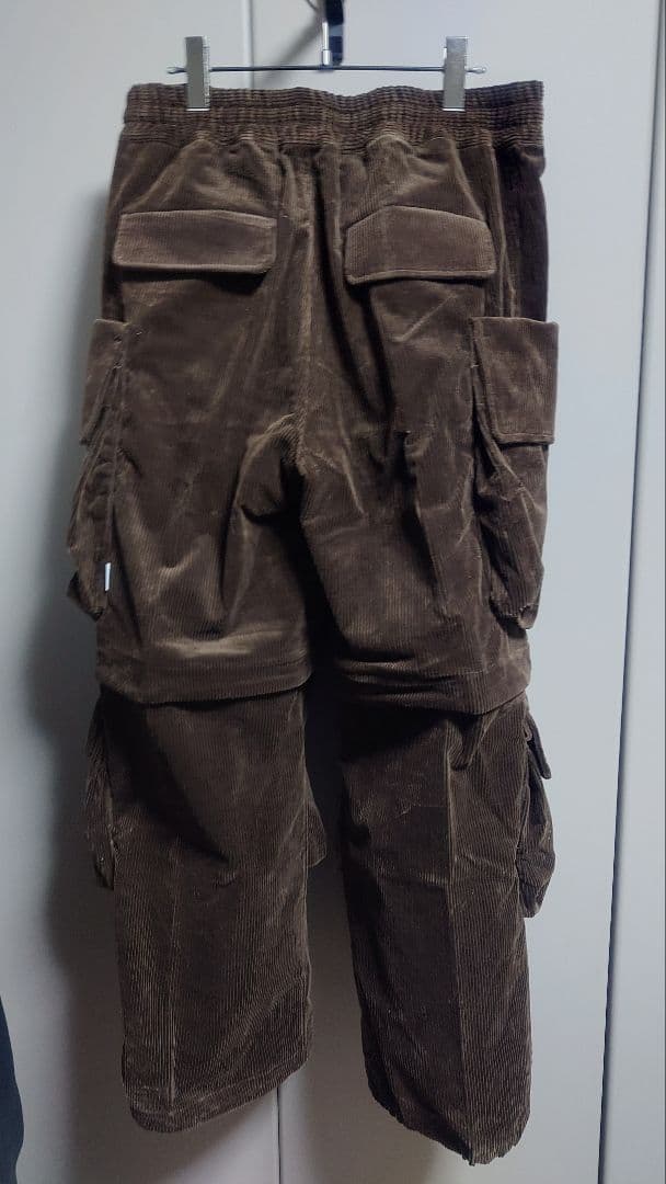 パンツ CLESSTE WOOLCORDUROY 2WAY MILITARY PANTS