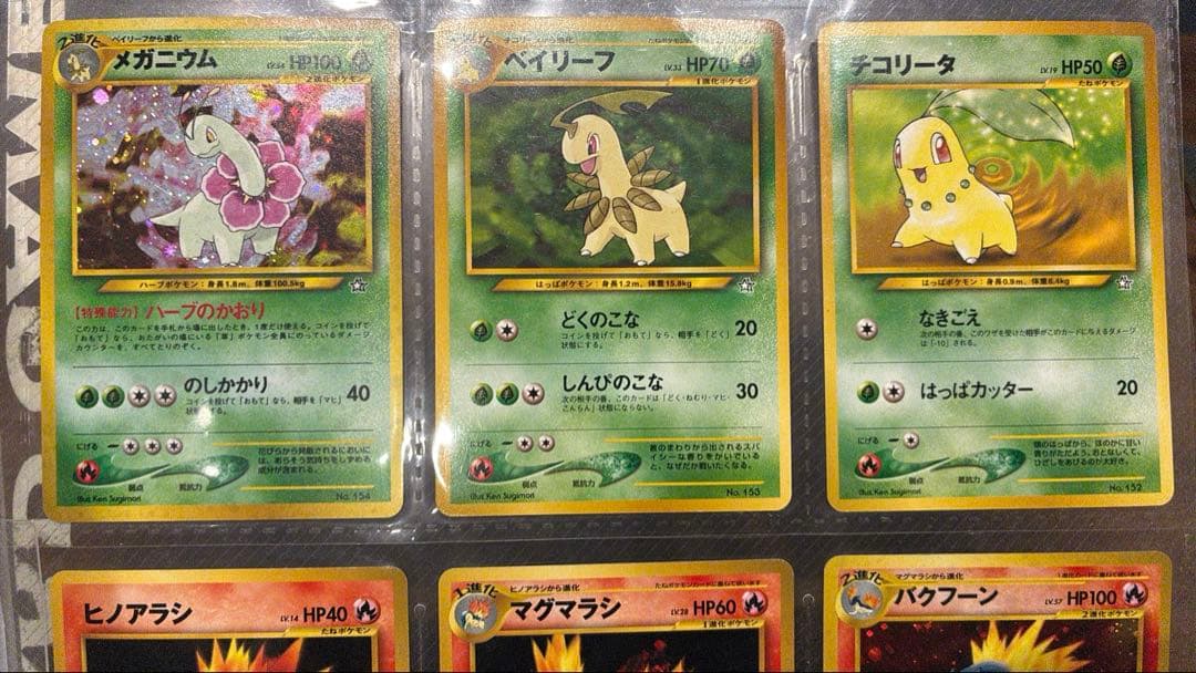 【旧裏ポケモンカード】プレミアムファイル neoネオ 金・銀発売記念