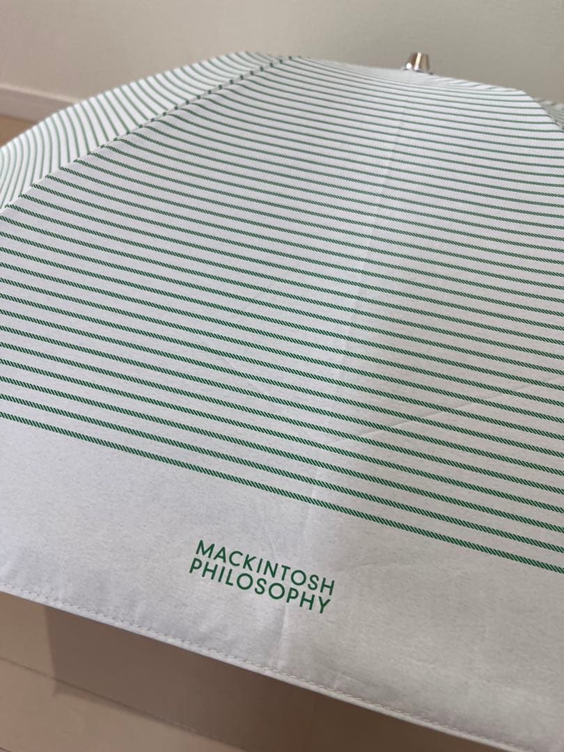 マッキントッシュフィロソフィー　傘　晴雨兼用　日傘　遮光99% ミントグリーン