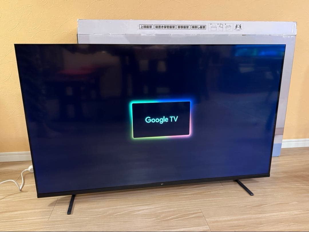 極美品　Google TV 50V型 4K チューナーレステレビ 2024年製