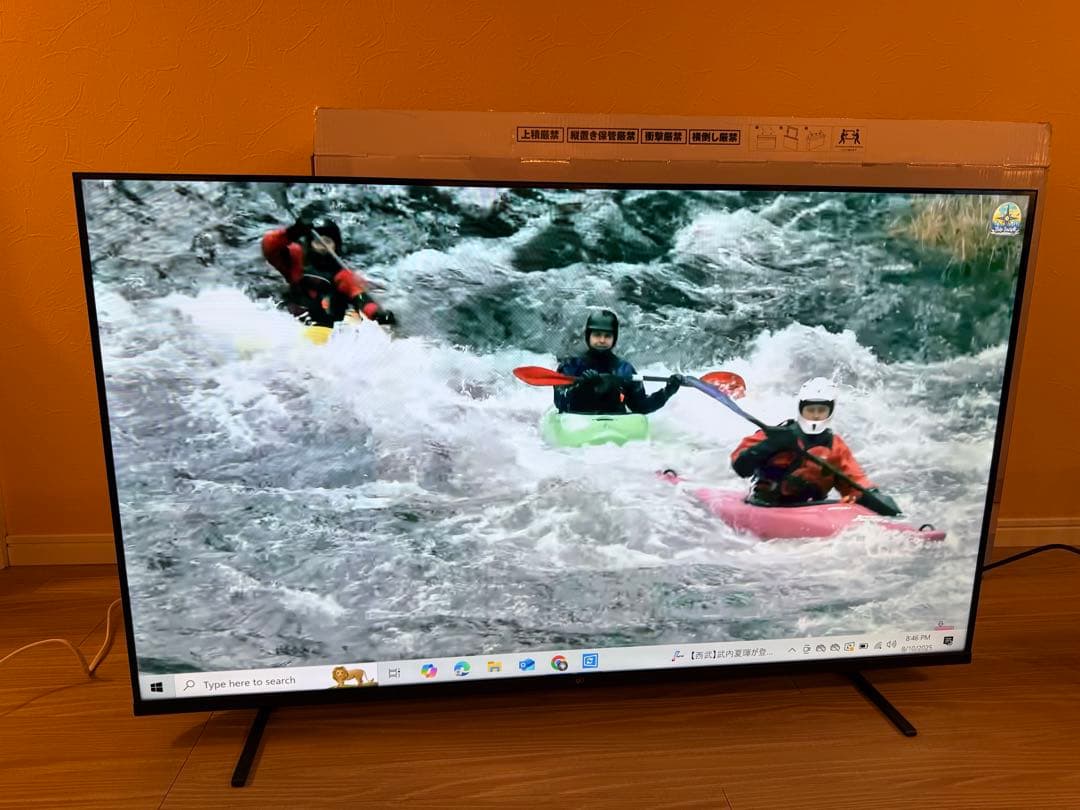 極美品　Google TV 50V型 4K チューナーレステレビ 2024年製