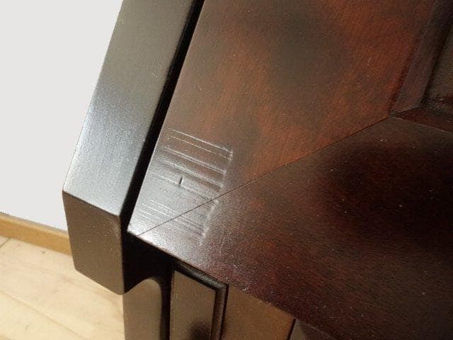 北海道民芸家具　ビューロー　ライティング　再塗装済　ＵＳＥＤ