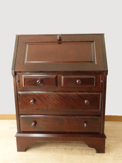 北海道民芸家具　ビューロー　ライティング　再塗装済　ＵＳＥＤ