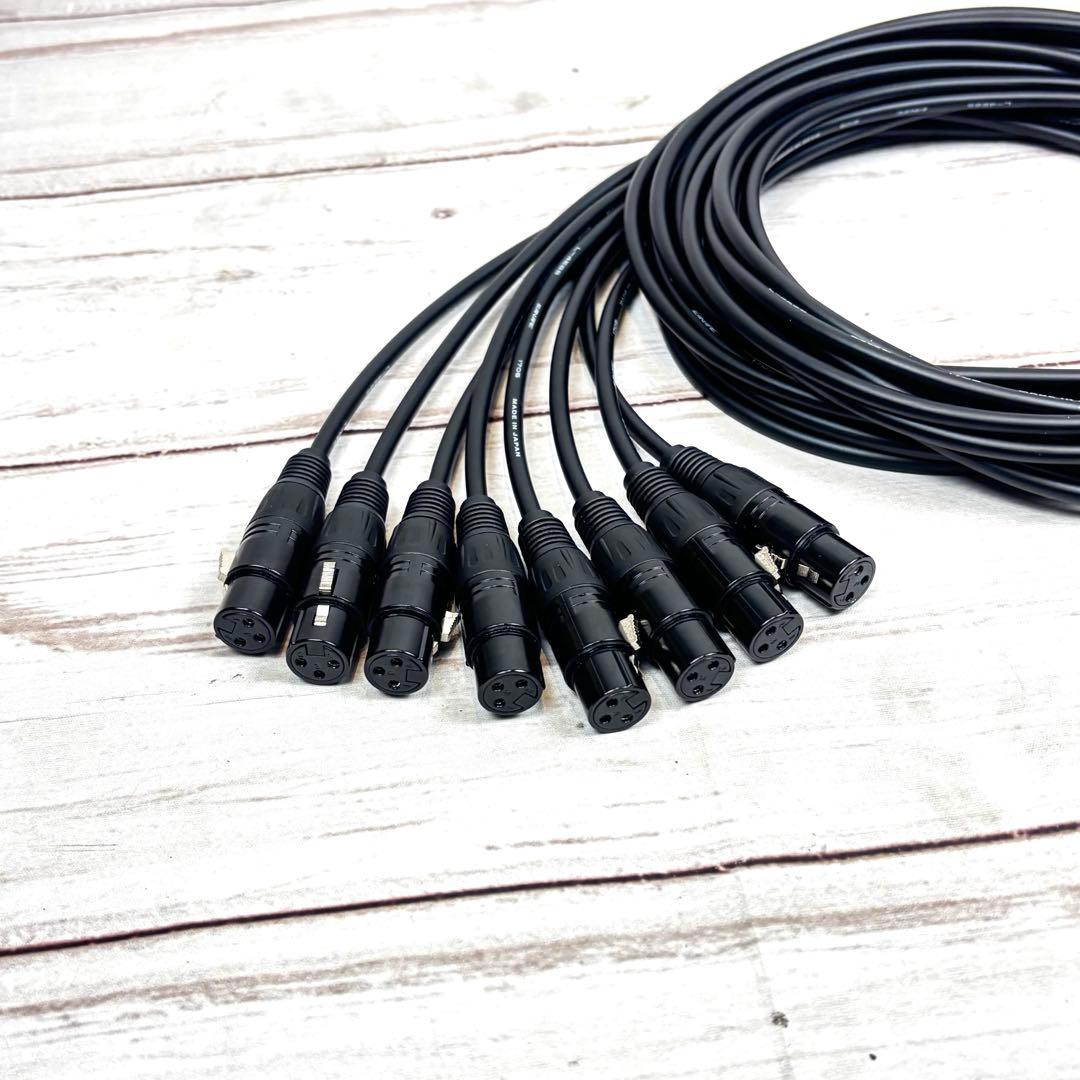 CANARE L-4E6S XLRケーブル 2m 8本セット