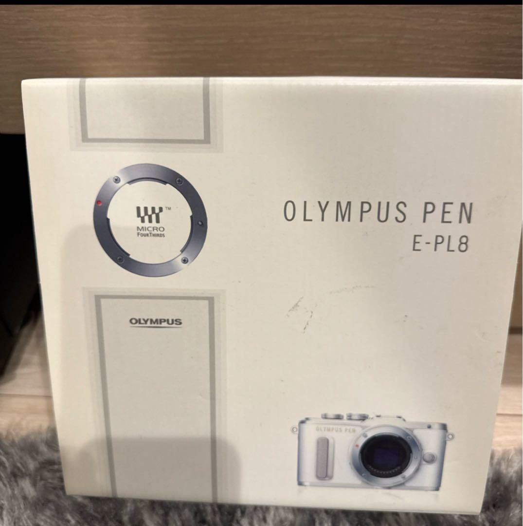 OLYMPUS PEN E-PL8 ミラーレス一眼 ダブルズームブラック