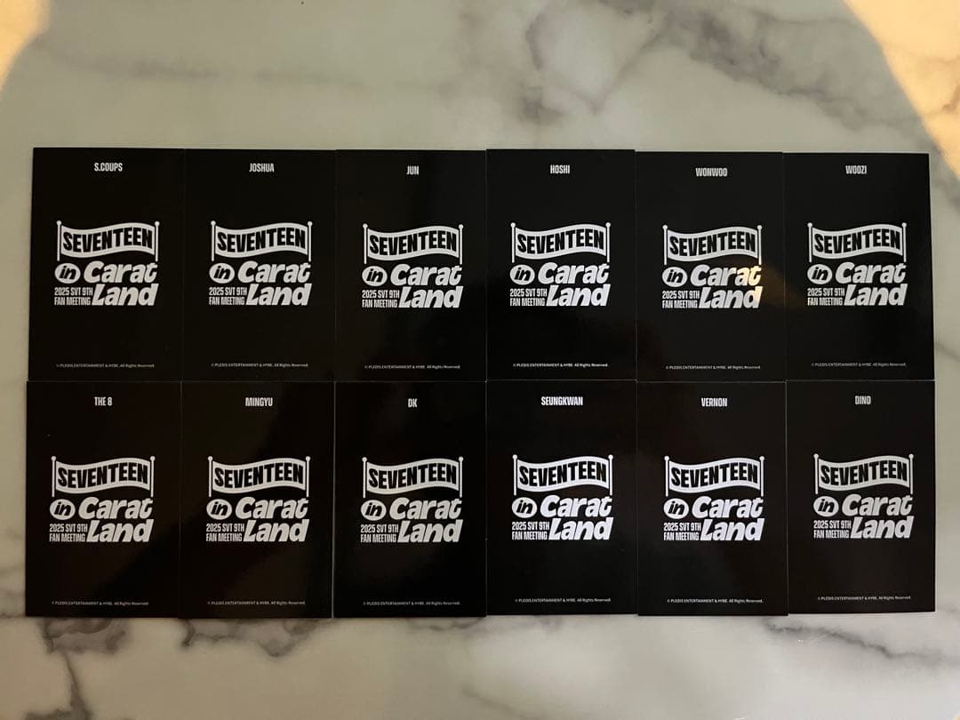 セブチ SEVENTEEN 韓国ファンミ限定 ジャケットトレカ コンプセット