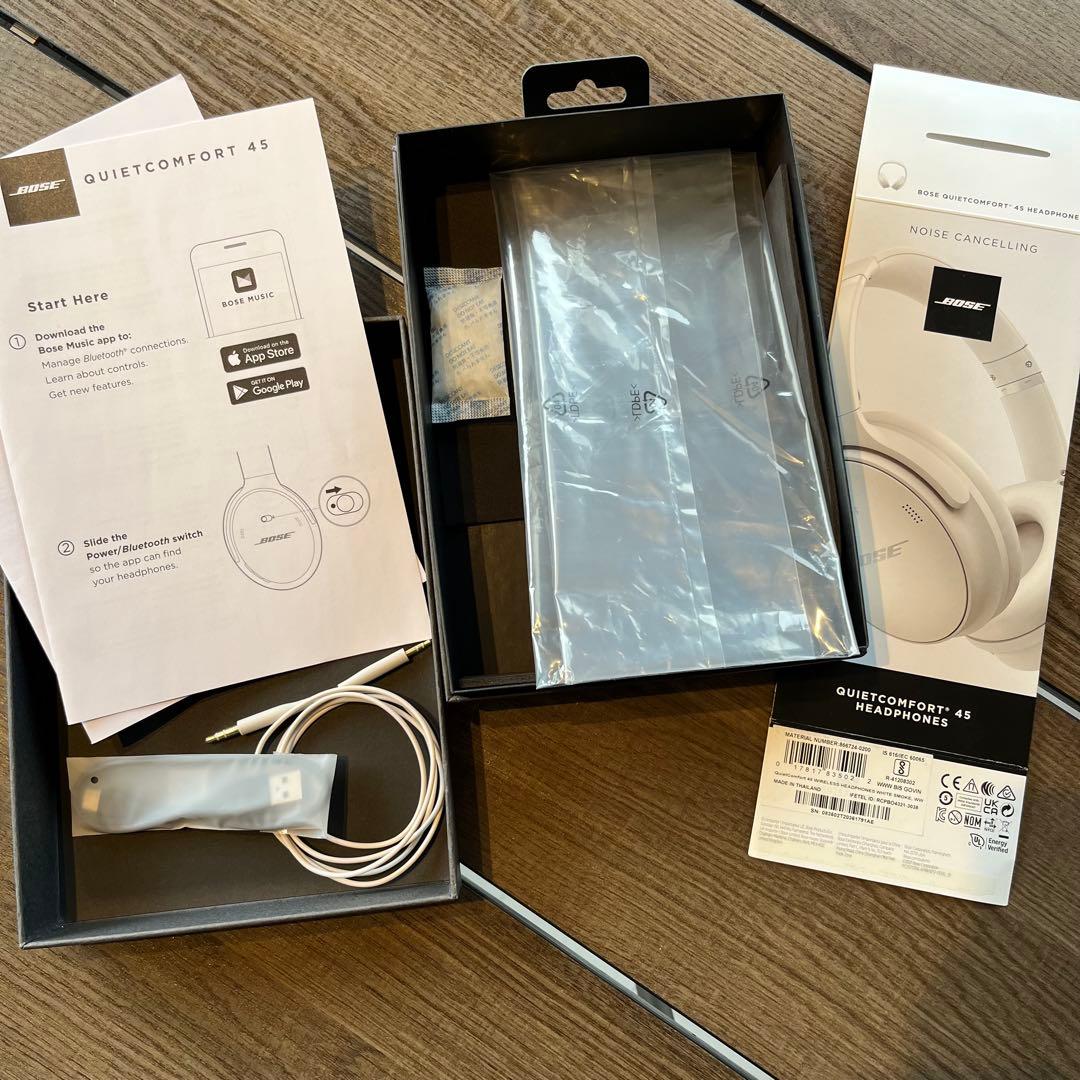 T*様 美品 Bose QuietComfort 45 ワイヤレスヘッドホン ホ