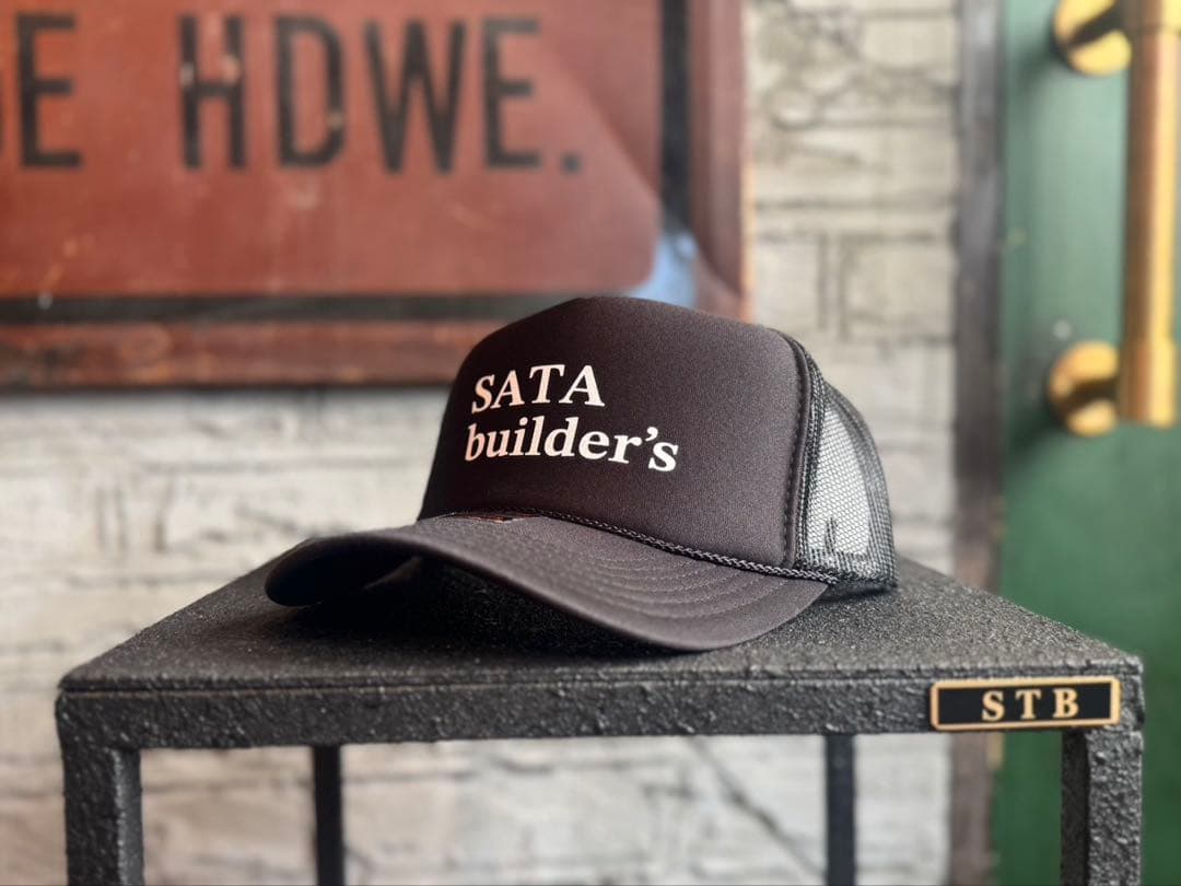 佐田ビルダーズ　ブラック　メッシュ　キャップ　バットボーイズ