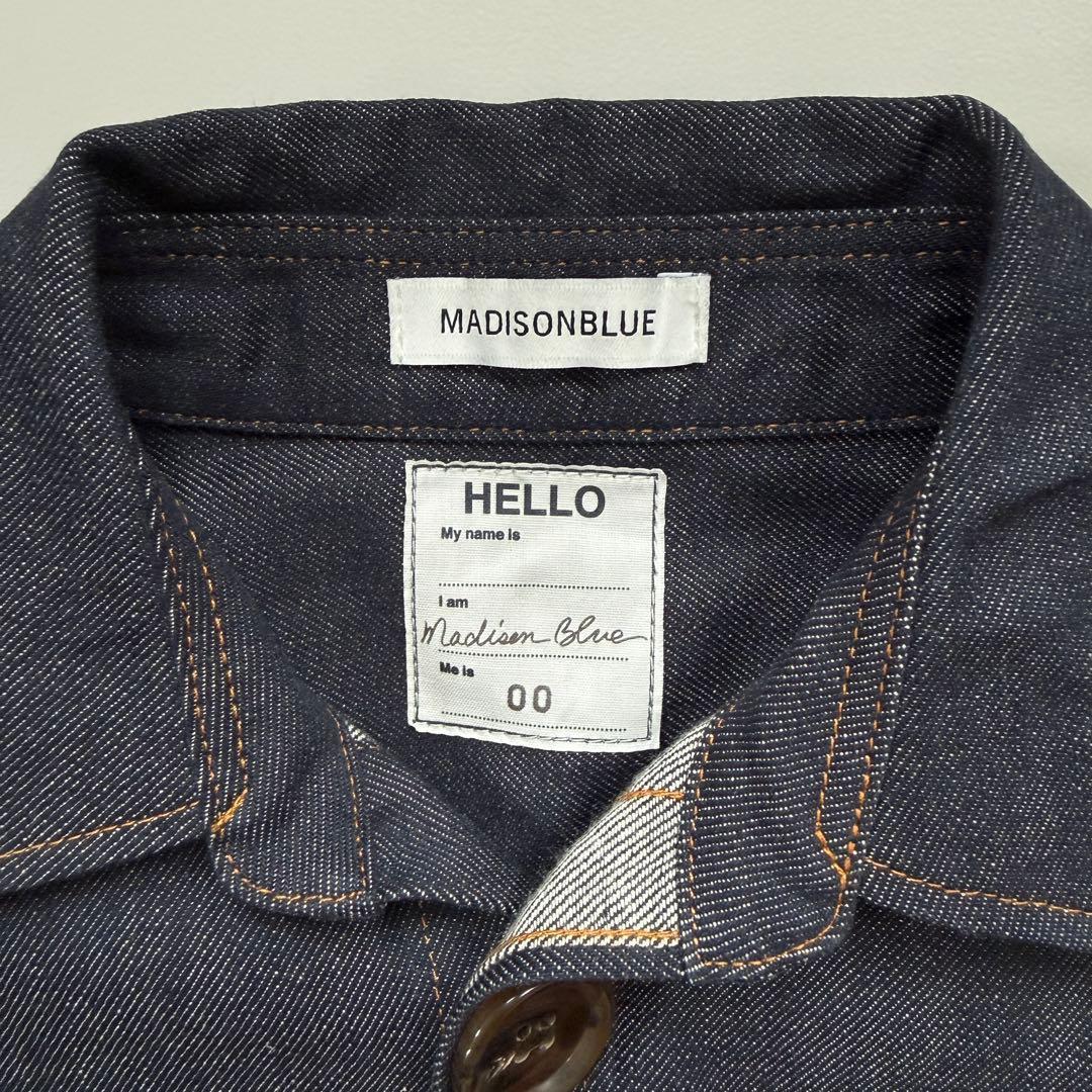 希少✨極美品✨マディソンブルー デニムシャツジャケット インディゴ サイズ00