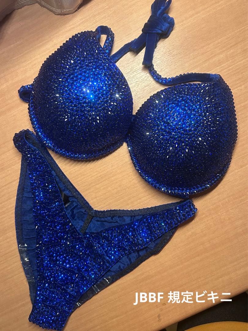 jbbf コンテストビキニ　ブルー