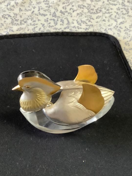 KD　純銀製　おしどり調味料セット　銀座和光