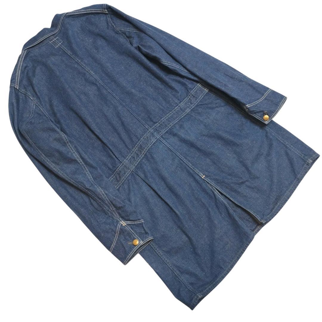 美品 オアスロウ カバーオール L デニム 濃紺 orSlow 日本製 3大きい