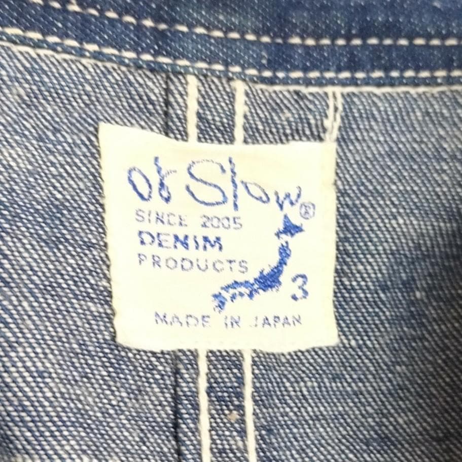 美品 オアスロウ カバーオール L デニム 濃紺 orSlow 日本製 3大きい