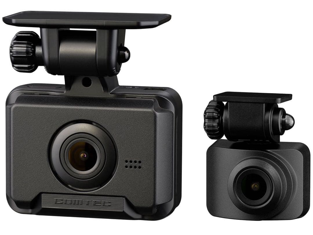 【中古】ドライブレコーダー　前後セット　ZDR043 マイクロSD付き