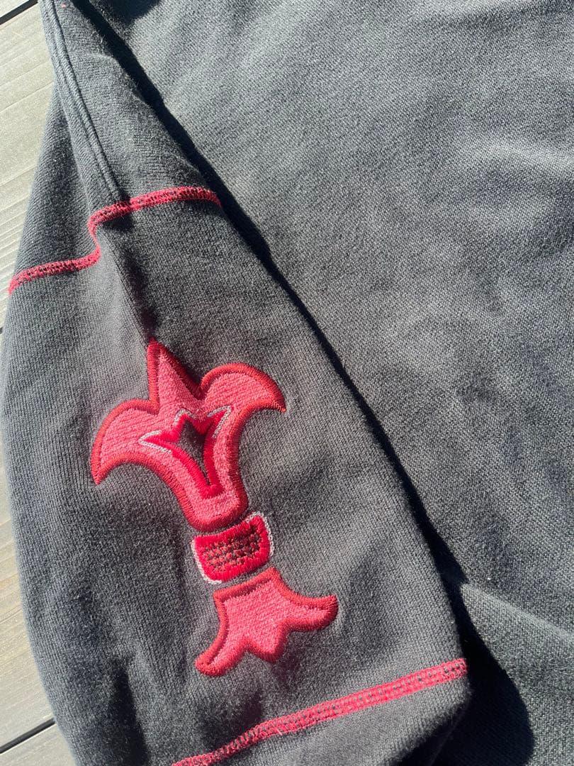 90s santa fe 刺繍 スウェット ビッグロゴ ブラック サンタフェ