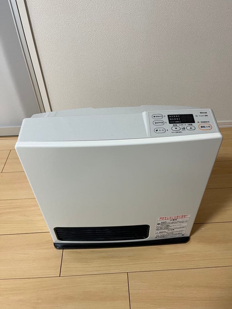 【美品】ガスファンヒーター Rinnai SRC-365E ホース付き