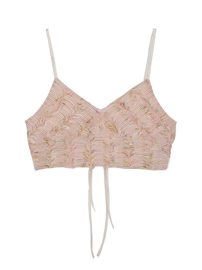 週末大幅お値下げ！ 2WAY MIX PINK SHAGGY BUSTIER