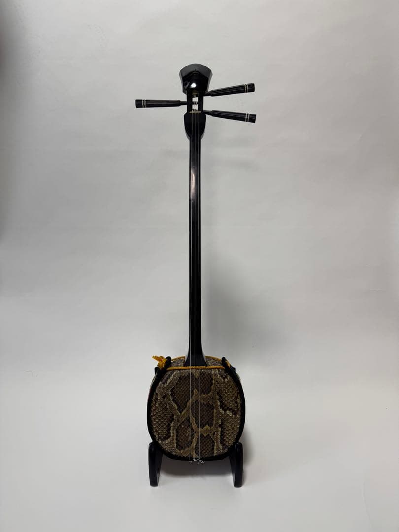 三線 蛇皮 ハードケース セット 与那城型 新栄堂