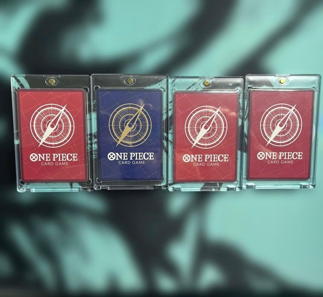 ワンピカード　モンキー・D・ルフィ4種 シークレットパラレル　リーダーパラレル