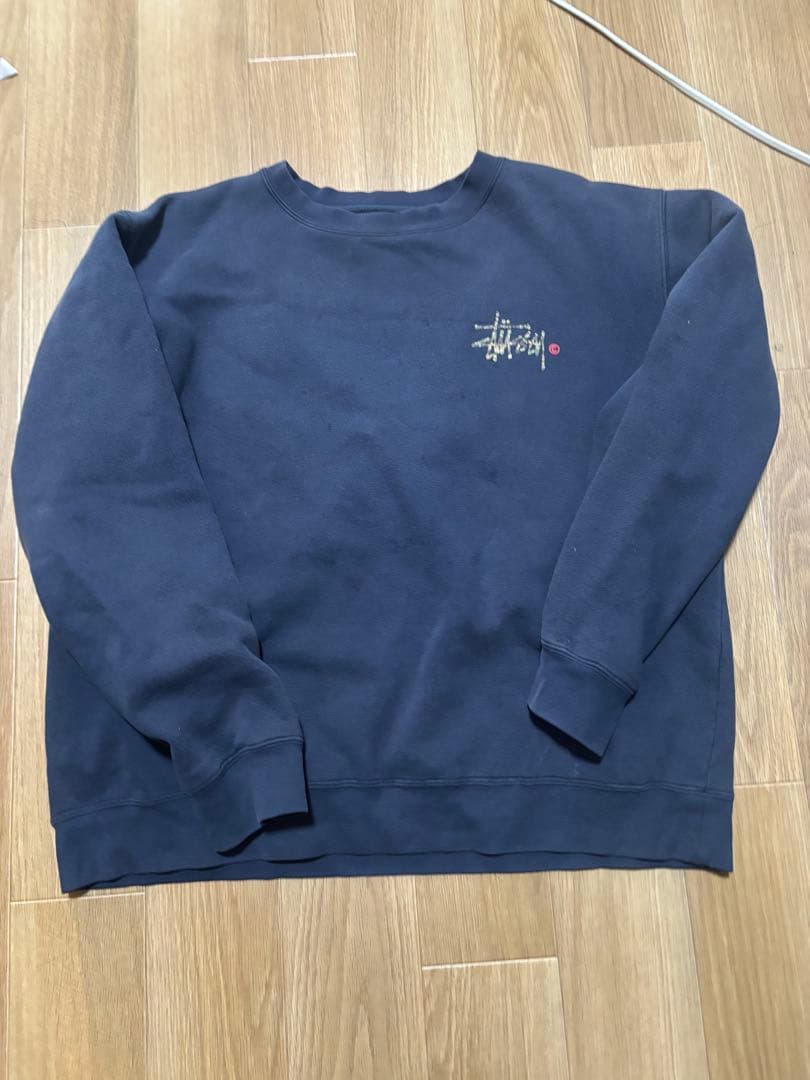 Stussy [希少] 迷彩　ロゴ　スウェット