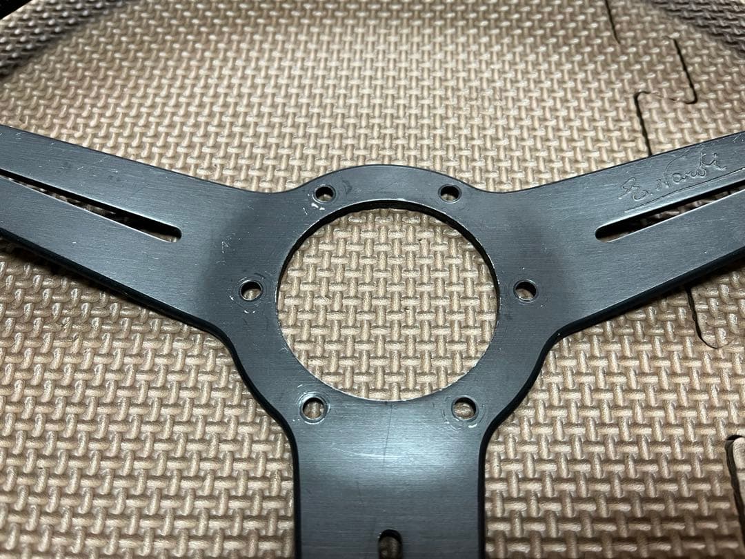 当時物 ナルディ クラシック ブラック レザー