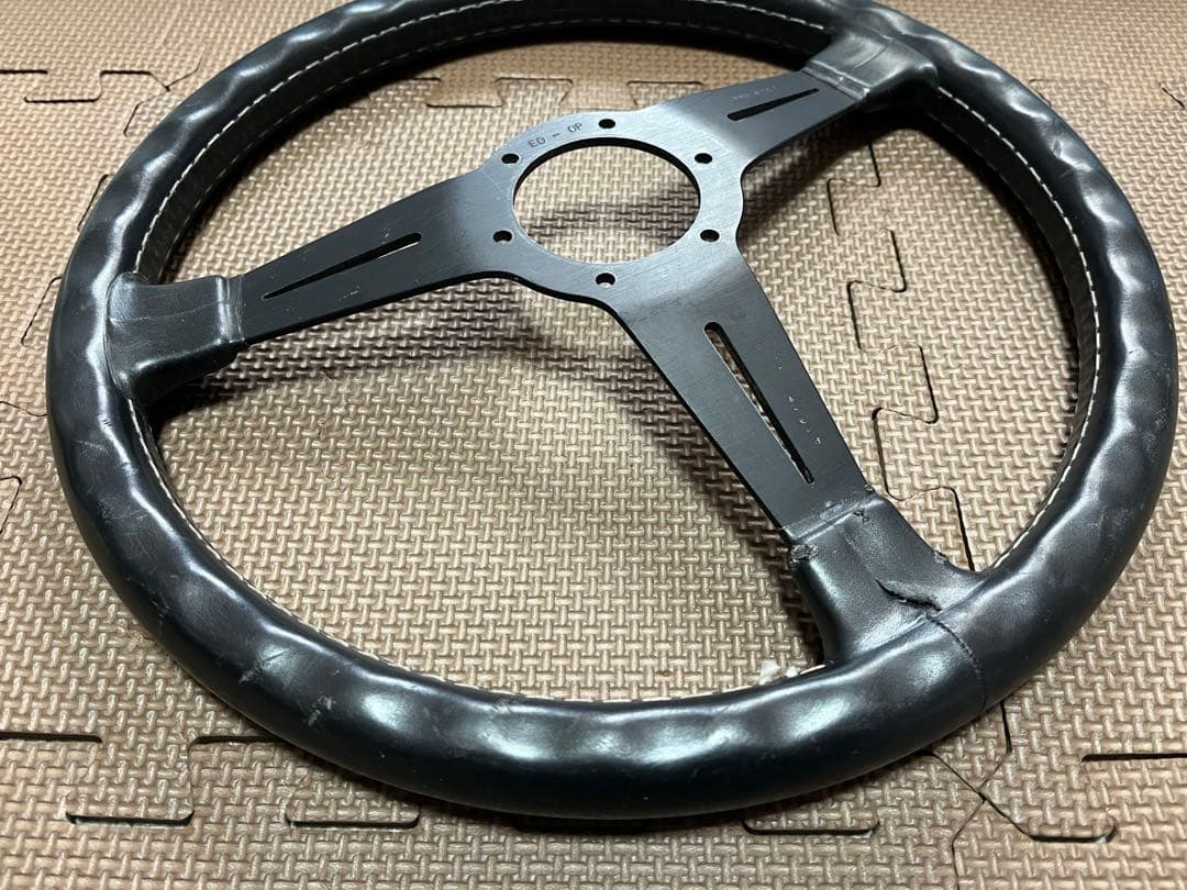 当時物 ナルディ クラシック ブラック レザー