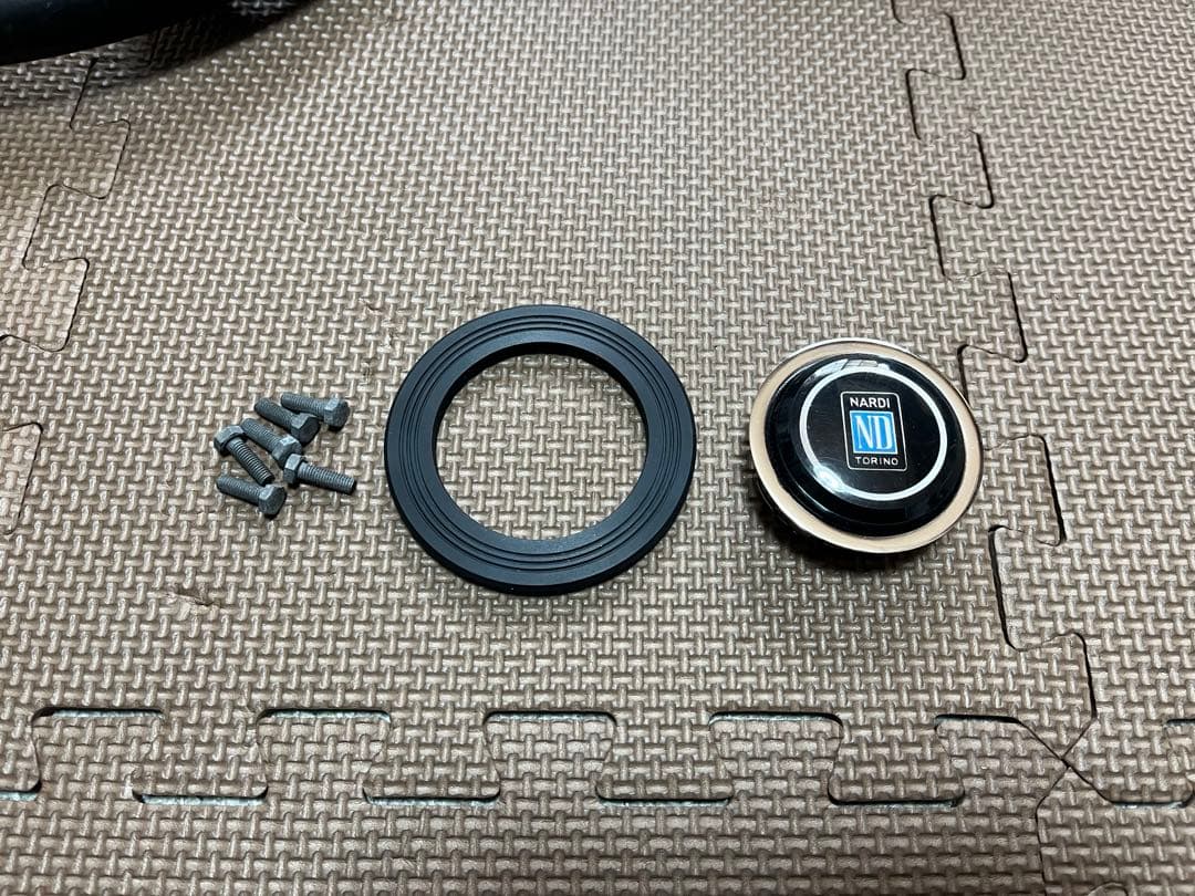 当時物 ナルディ クラシック ブラック レザー