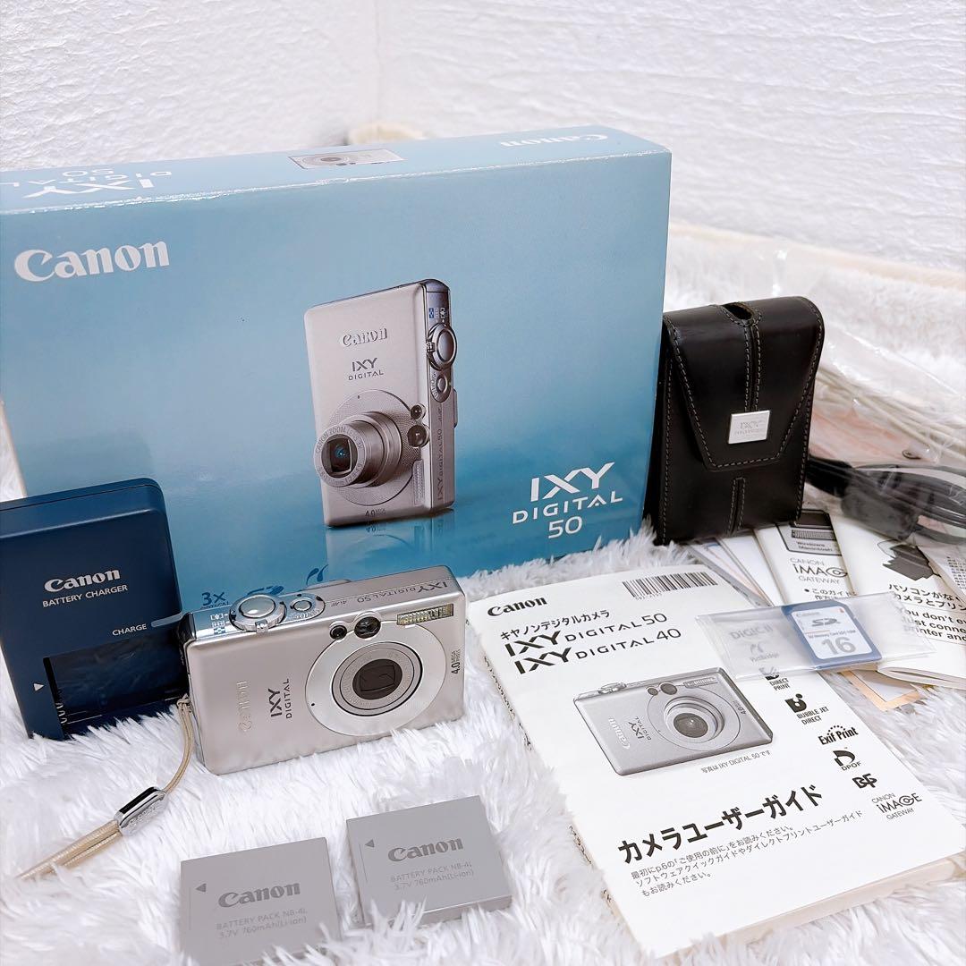 【動作良好】 Canon IXY DIGITAL 50 コンパクトデジタルカメラ