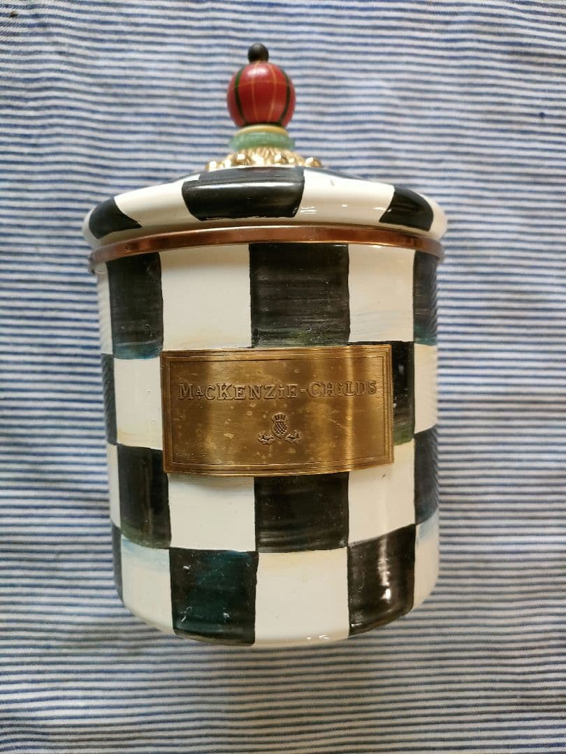 MACKENZIE-CHILDS キッチン保存容器 蓋付き