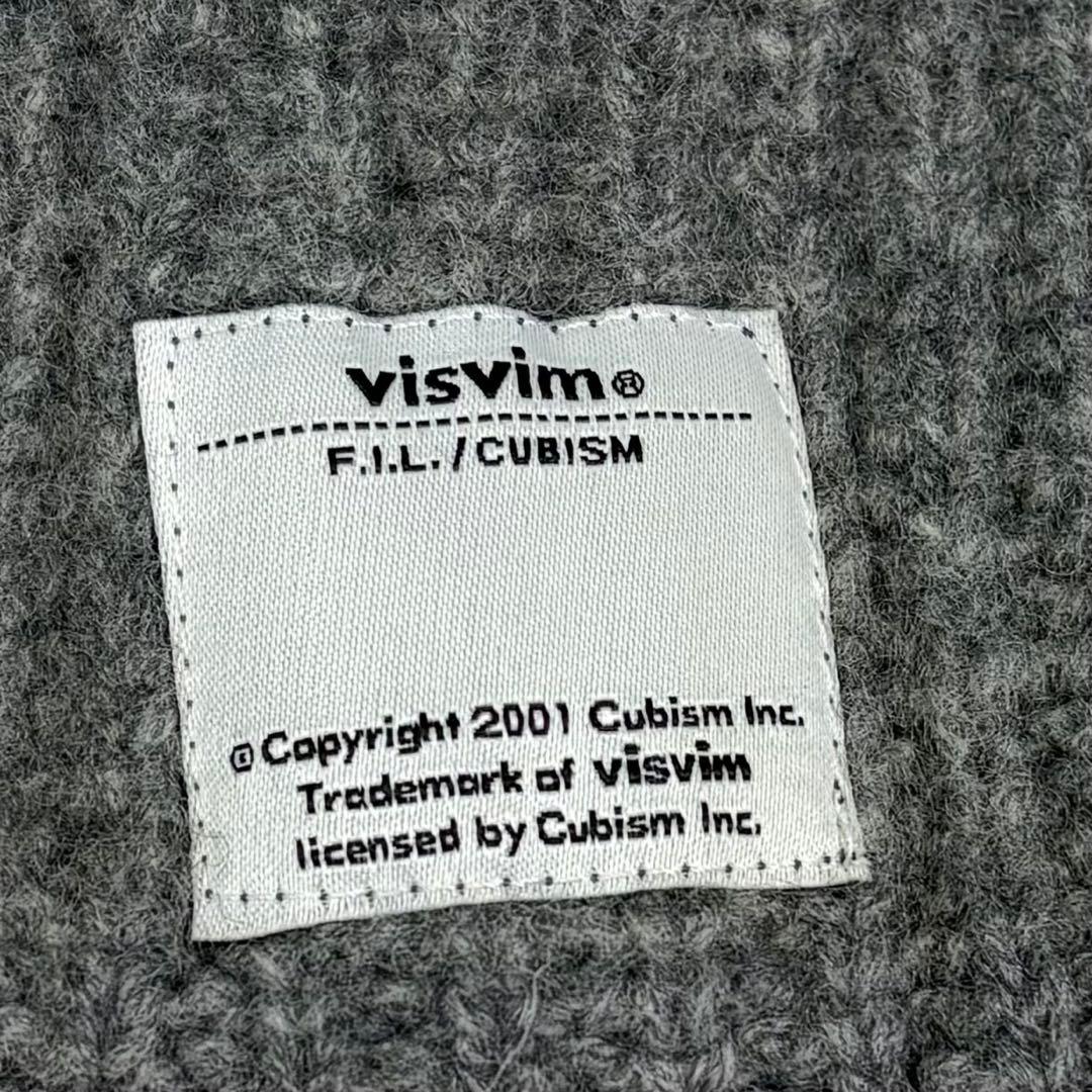 Visvim ヴィズヴィム ニットキャップ グレー ウール100%