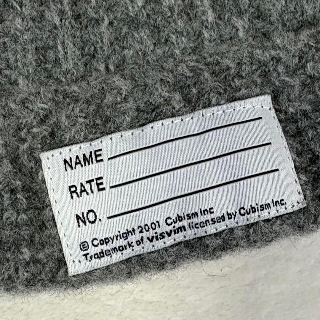 Visvim ヴィズヴィム ニットキャップ グレー ウール100%