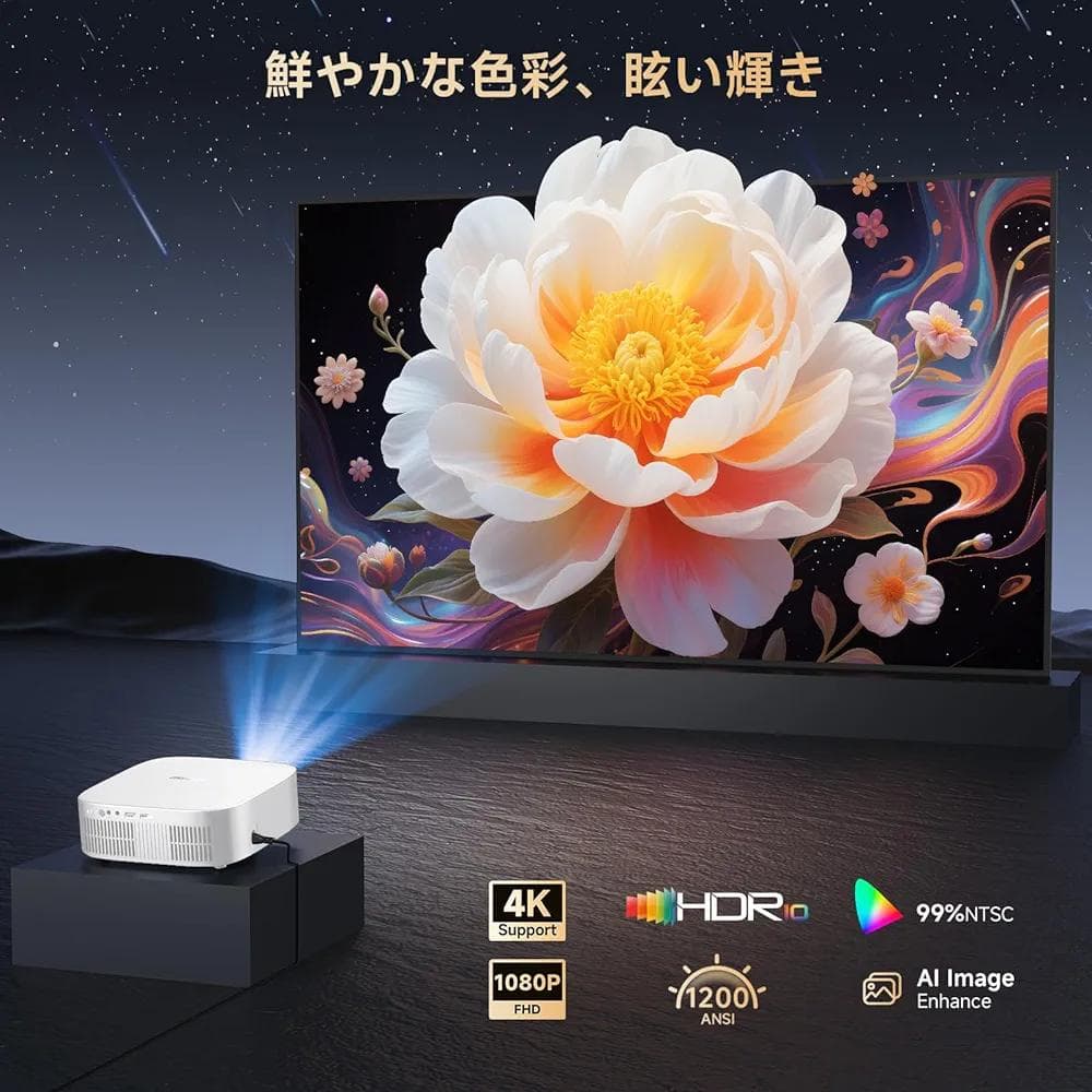 iSinbox プロジェクター 本体 TOFオートフォーカス