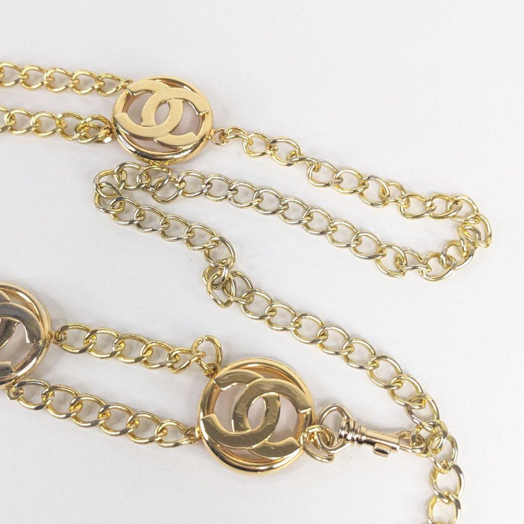 CHANEL シャネル チェーンベルト ココ マーク ゴールド ヴィンテージ
