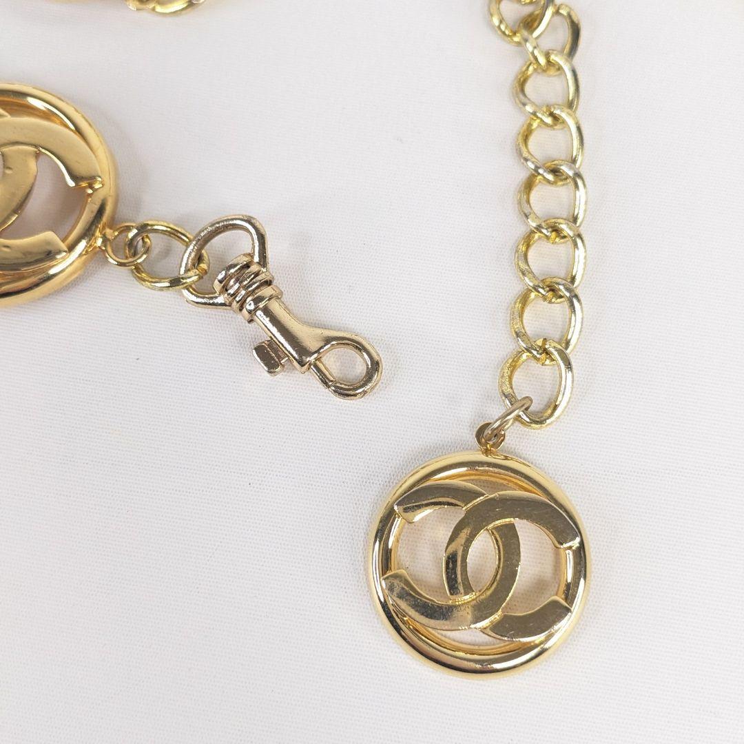 CHANEL シャネル チェーンベルト ココ マーク ゴールド ヴィンテージ