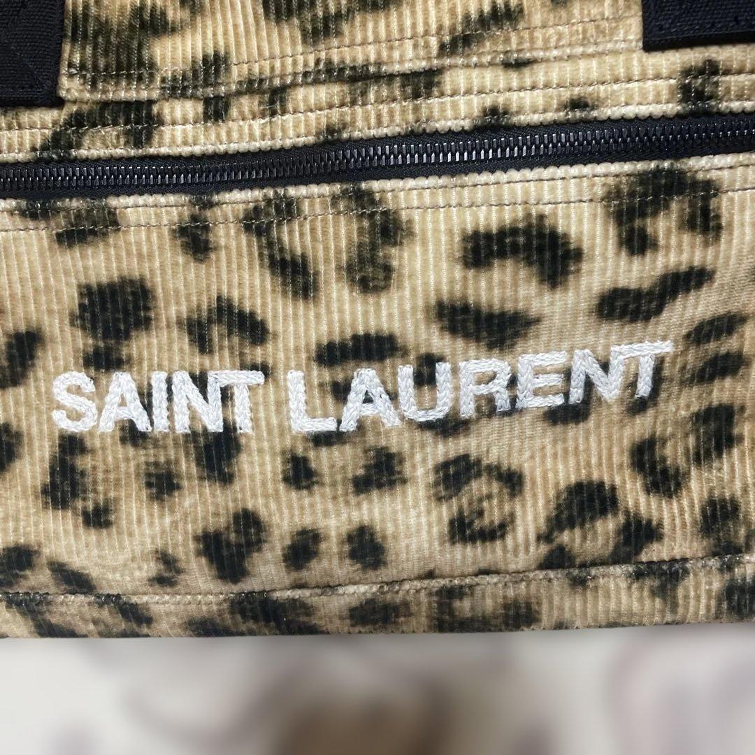 papaさま専用⭐︎【美品】SAINT LAURENT レオパード ボストンバッグ