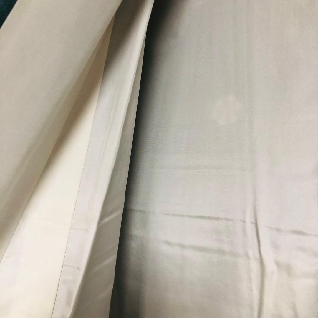 【美品　トールサイズ】小紋　雪　正絹　丹後　京友禅　袷　裄丈71 身丈174