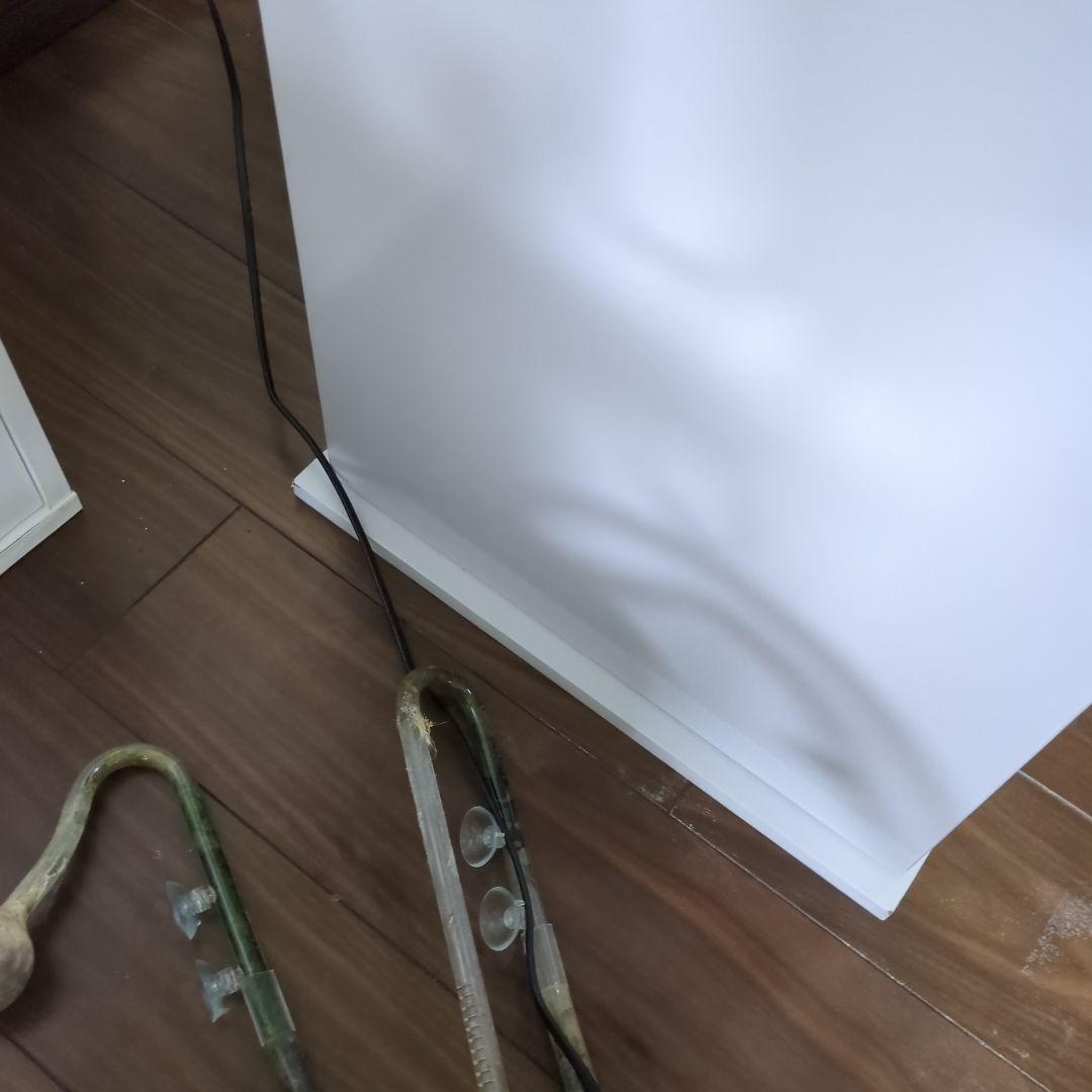 tkm　ガラス水槽とEHEIMフィルターセット　キャビネットつき