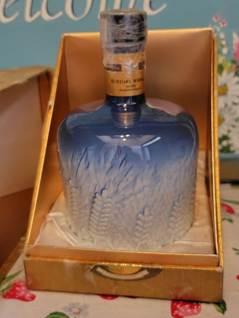 サントリー 創業　感謝百年　有田焼　封印切れ　1416g ウイスキー　未開栓