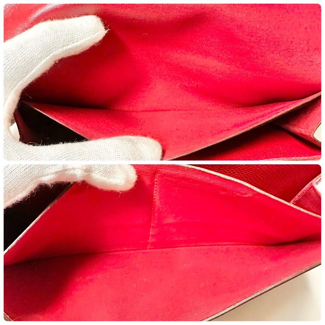 YAMA エルメス コンスタンスロング 長財布 エプソン ◻︎P刻印 赤