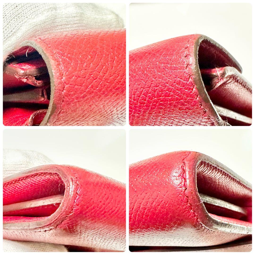 YAMA エルメス コンスタンスロング 長財布 エプソン ◻︎P刻印 赤