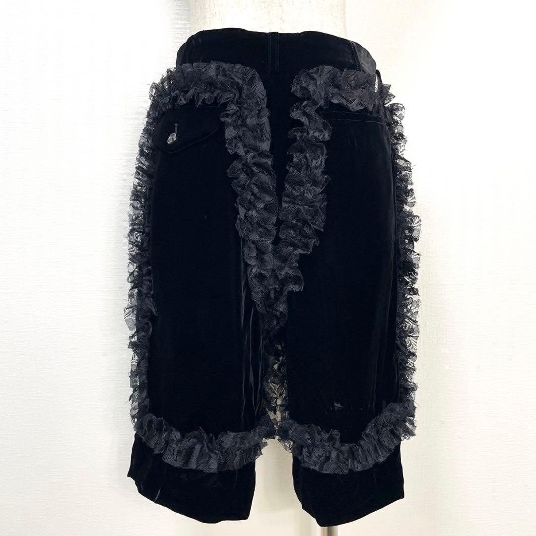 希少✨️ COMME des GARÇONS AD2015 ベロア ハーフパンツ