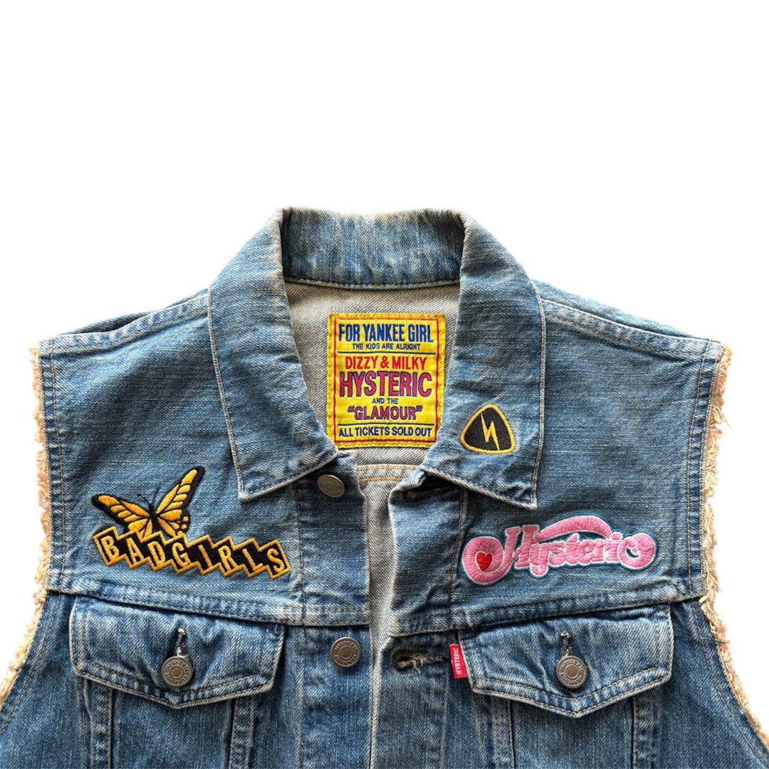 Hysteric Glamour ノースリーブジーンズベスト　平成　ギャル