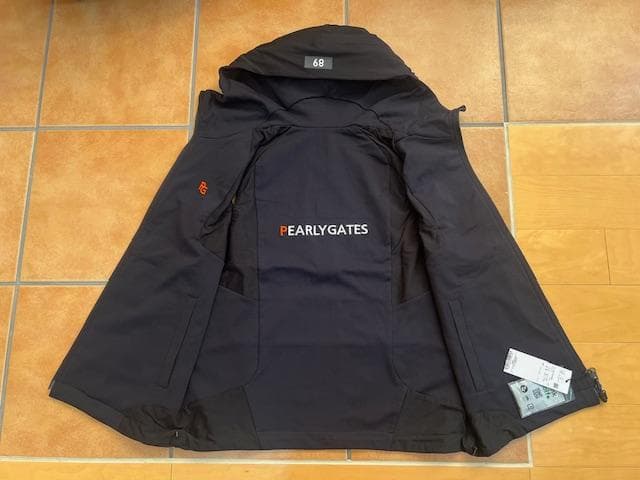 PEARLY GATES フード付きベスト 68サイズ ブラック